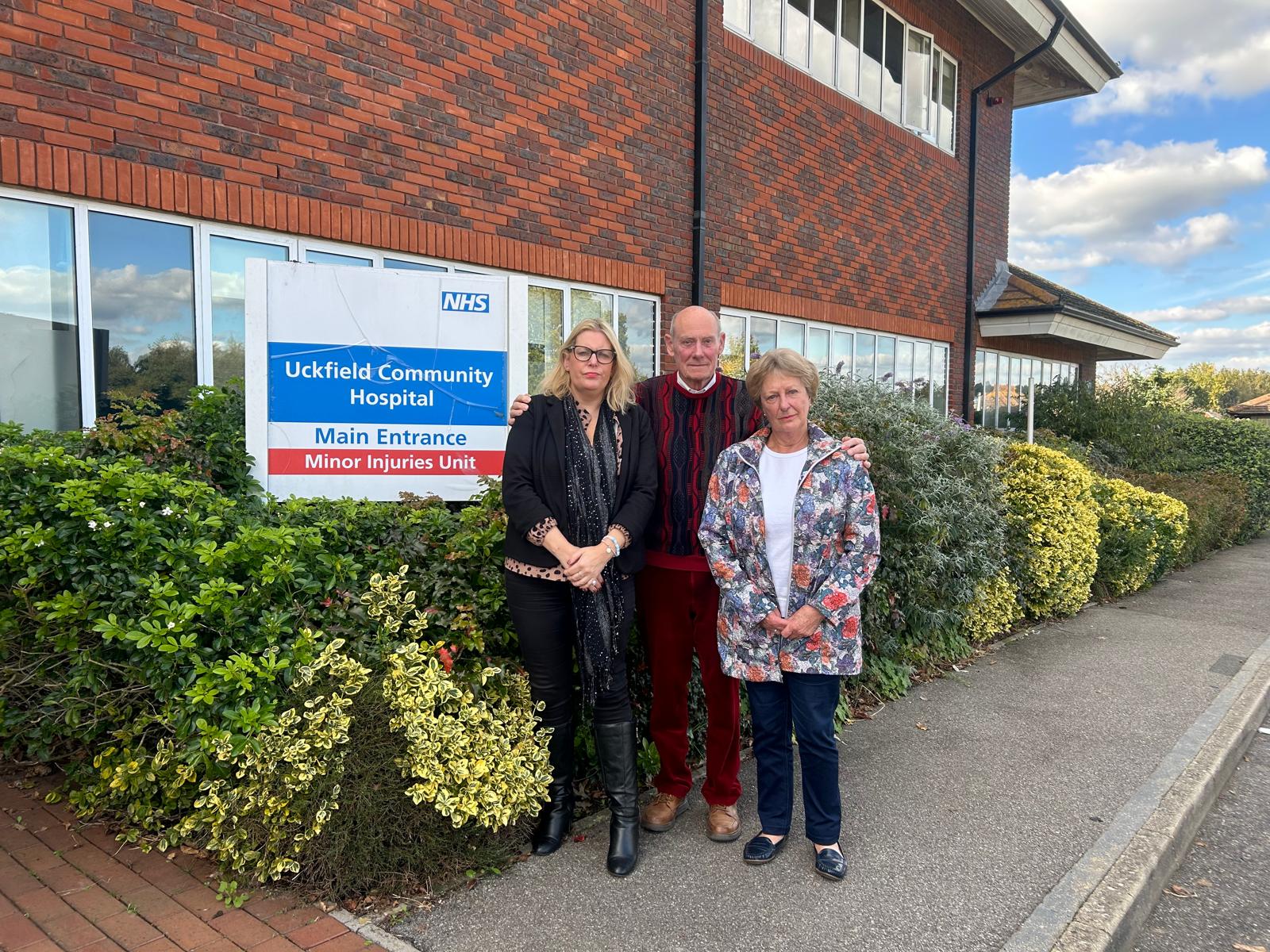 Mims Davies MP at Uckfield Community Hospital