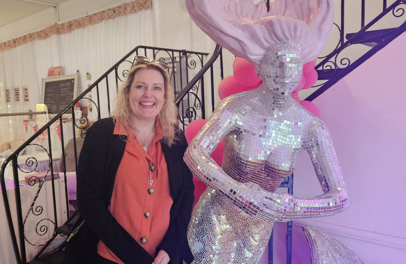 Mims Davies MP visits Once Upon a Boutique Mims Davies