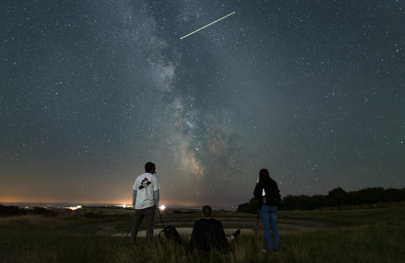 A sky full of stars in South Downs National Park by Lorcan Taylor-Hood