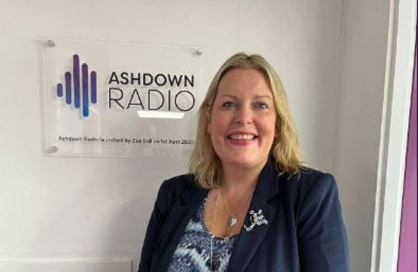 Mims Davies MP joins Ashdown Radio