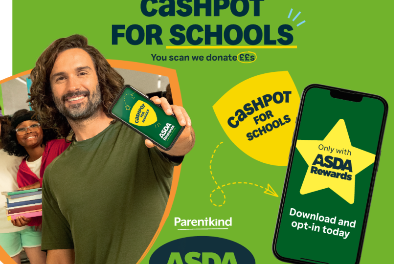 Mims Davies MP shares Asda Cashpot for Schools in East Grinstead, Uckfield and the villages