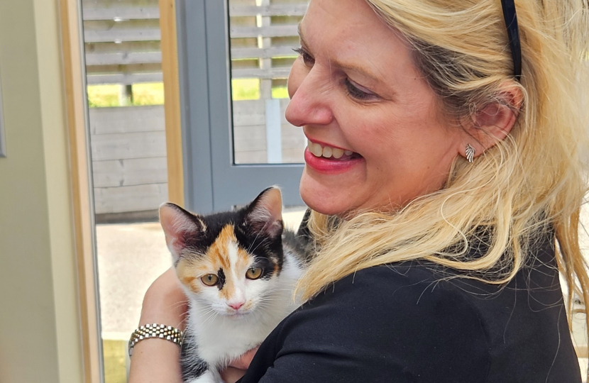 Mims Davies MP Cats Protection