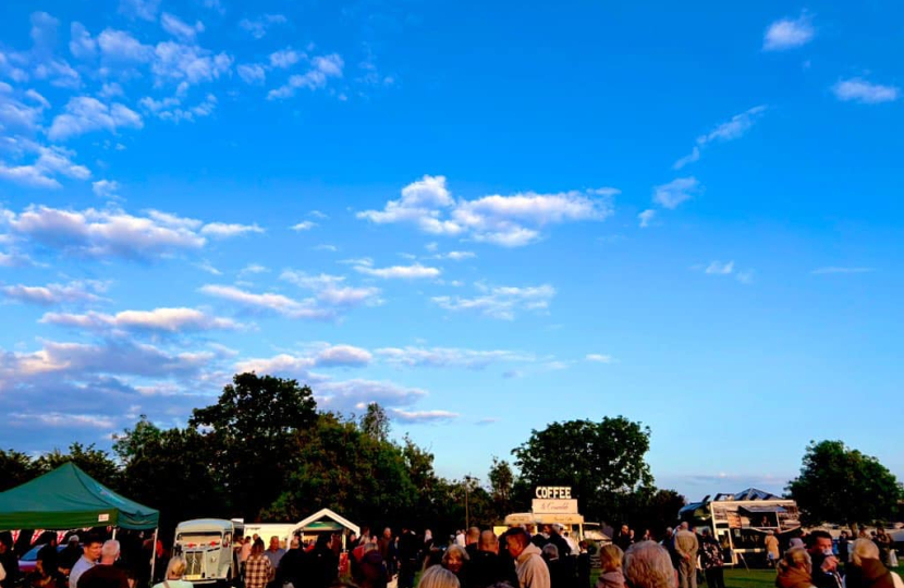 Mims Davies joins lighting of the East Grinstead Beacon paying tribute on D-Day