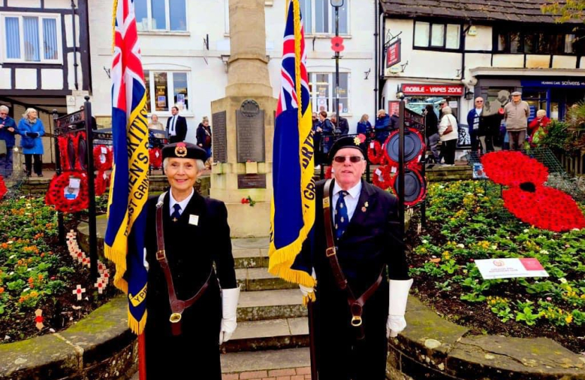 Mims Davies MP joins East Grinstead for Armistice Day