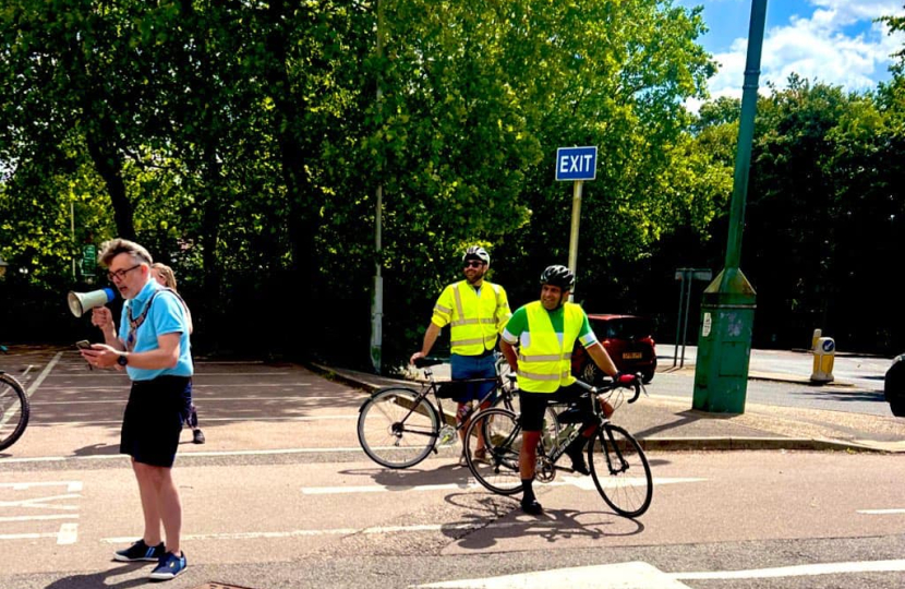 Mims Davies thrilled to join celebration of the 1st Kidical Mass East Grinstead for National Bike Week