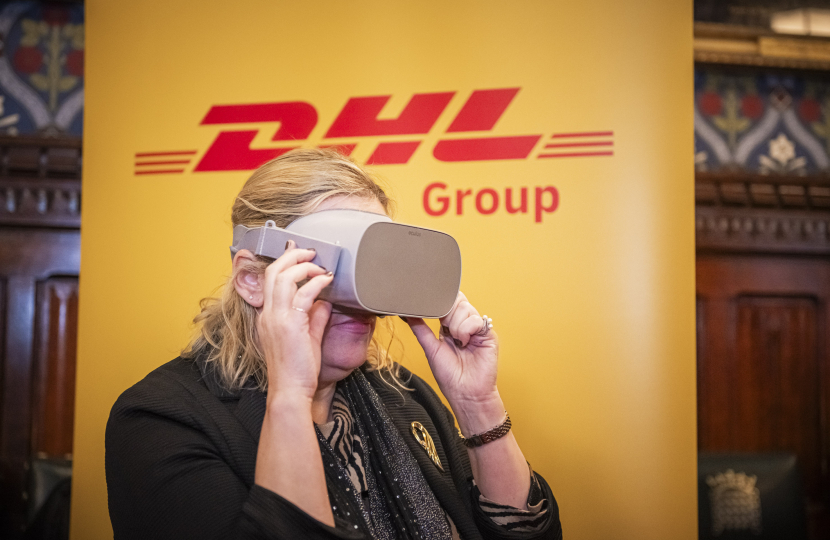 Mims Davies MP joins DHL Parliamentary Drop In