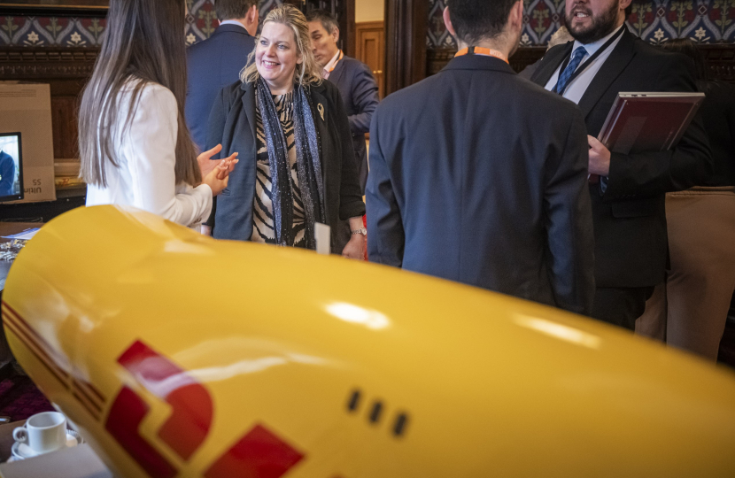 Mims Davies MP joins DHL Parliamentary Drop In