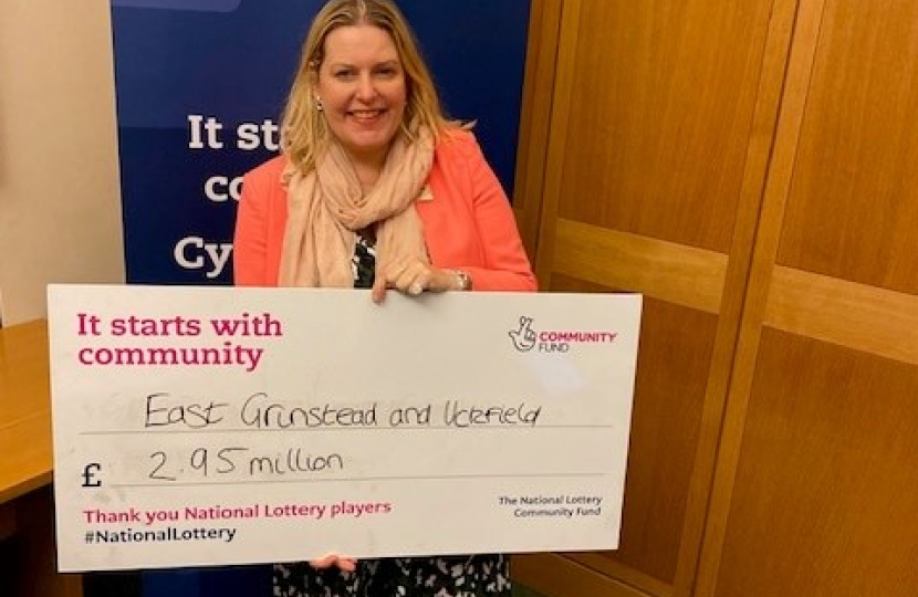 Mims Davies MP attends National Lottery Community Fund Parliamentary Drop-In