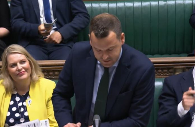 Mims Davies MP in the Chamber for PMQs