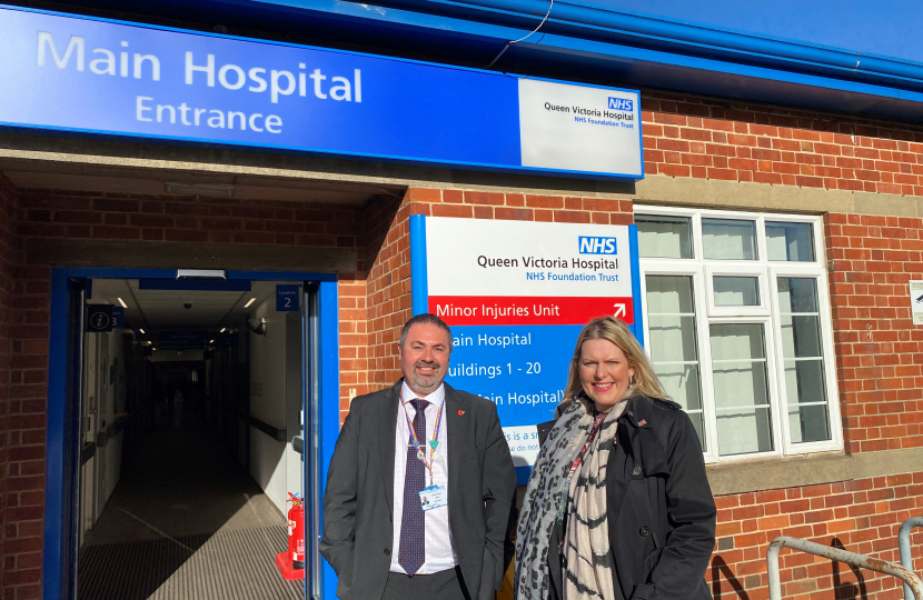 Mims at the Queen Victoria Hospital NHS Foundation Trust