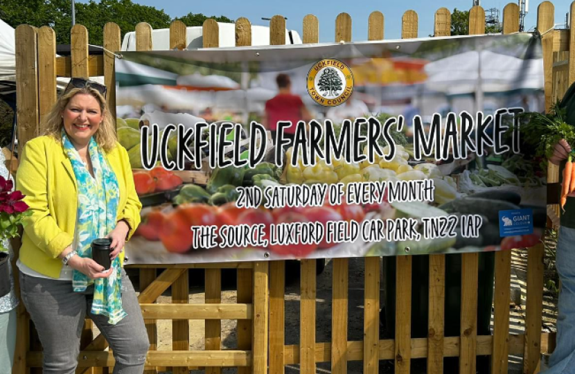 Mims Davies MP supports Love Your Local Market campaign