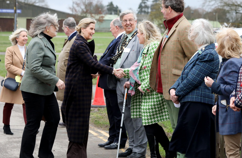 Mims Davies MP Joined by the Duchess of Edinburgh at Ardingly Showground for Jim Green Challenge