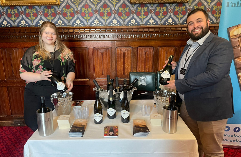 Mims Davies MP Hosts 'A Taste From Across Mid Sussex' in Parliament