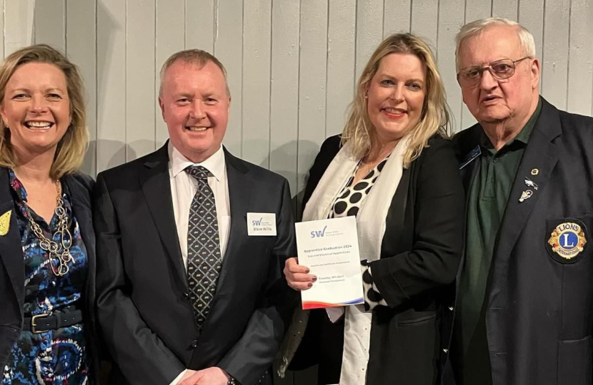 Mims Davies MP Joins Steve Willis Apprentice Graduation 2024