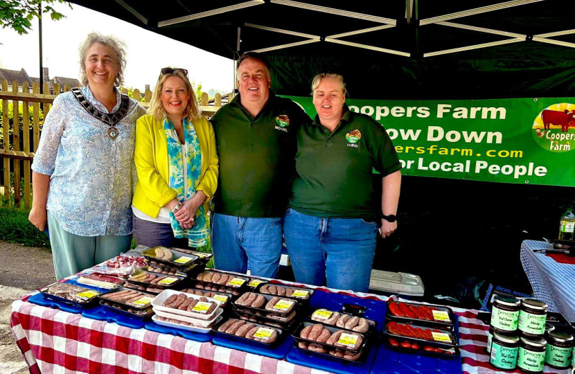 Mims Davies MP Delighted to Launch Uckfield Farmers Market