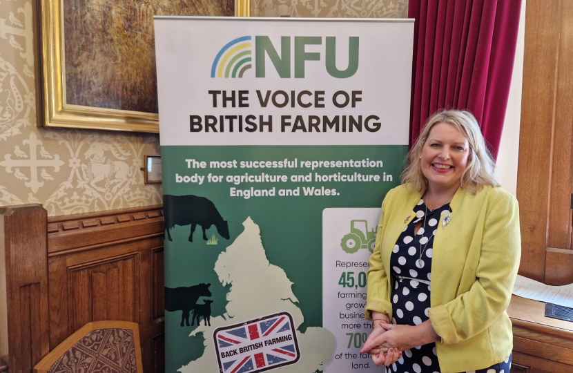 Mims Davies MP joins NFU Summer Reception