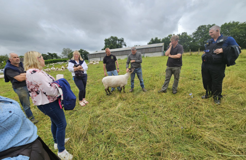 Mims Davies MP celebrates Farm24