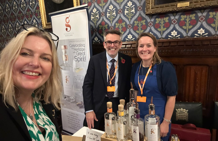 Mims Davies MP hosts Taste of EGU Parliamentary Reception with local businesses