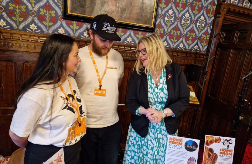 Mims Davies MP hosts Taste of EGU Parliamentary Reception with local businesses