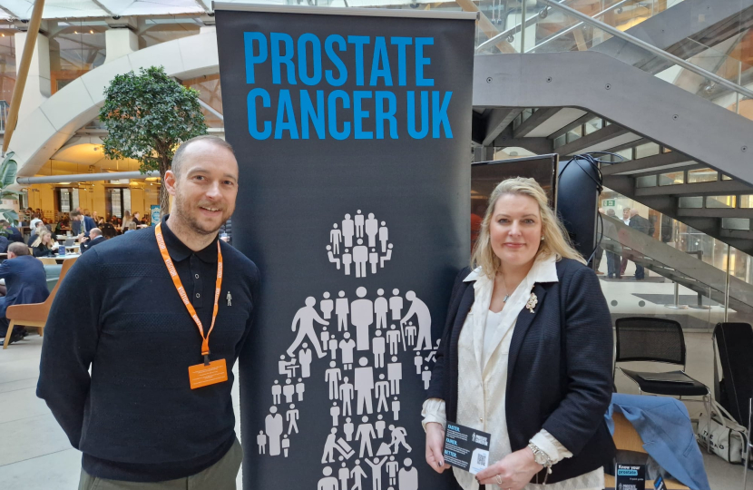 Mims Davies MP raises awareness of Prostate Cancer and symptoms