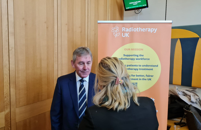 Mims Davies MP marks World Cancer Day in Parliament