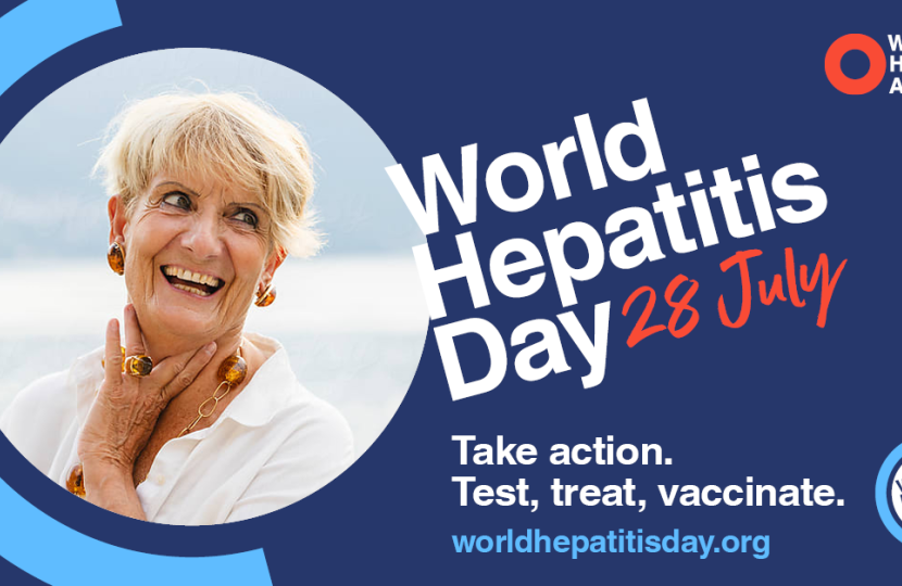 Mims Davies MP raises awareness for World Hepatitis Day 2024