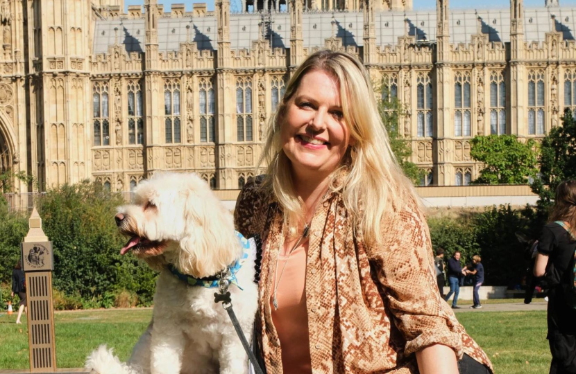 Mims Davies MP thrilled Conservative Animal Welfare Foundation's New Pet Abduction Law is Enforced