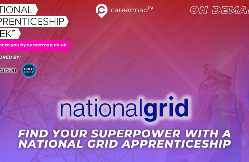 Mims Davies MP shares National Grid Apprenticeship Opportunity