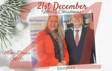 On the 21st Day of Christmas, Mims Davies MP presents - Basepoint