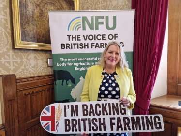 Mims Davies MP stands up for Farmers and encourages residents to sign Stop The Farm Tax Petition