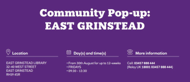 Mims Davies MP shares East Grinstead NatWest Community Pop-up