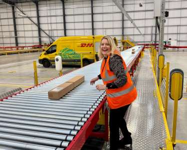 Mims Davies MP joins DHL Express opening their new Gatwick service centre