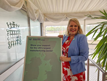 Mims Davies MP joins the Food and Drink Federation’s Parliamentary Reception
