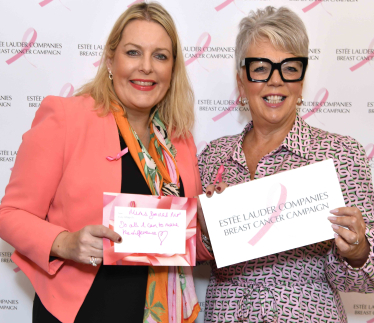 Mims Davies MP raises awareness for Breast Cancer Awareness with Estée Lauder