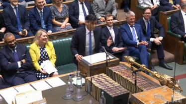 Mims Davies MP in the Chamber for PMQs