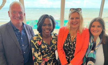 Mims Davies special guest at 'Pimms with Mims' event for Brighton Kemptown and Peacehaven Candidate, Khobi Vallis