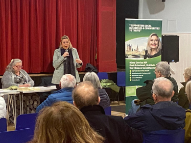 Mims Davies MP organises Newick 'MeetMims' for residents